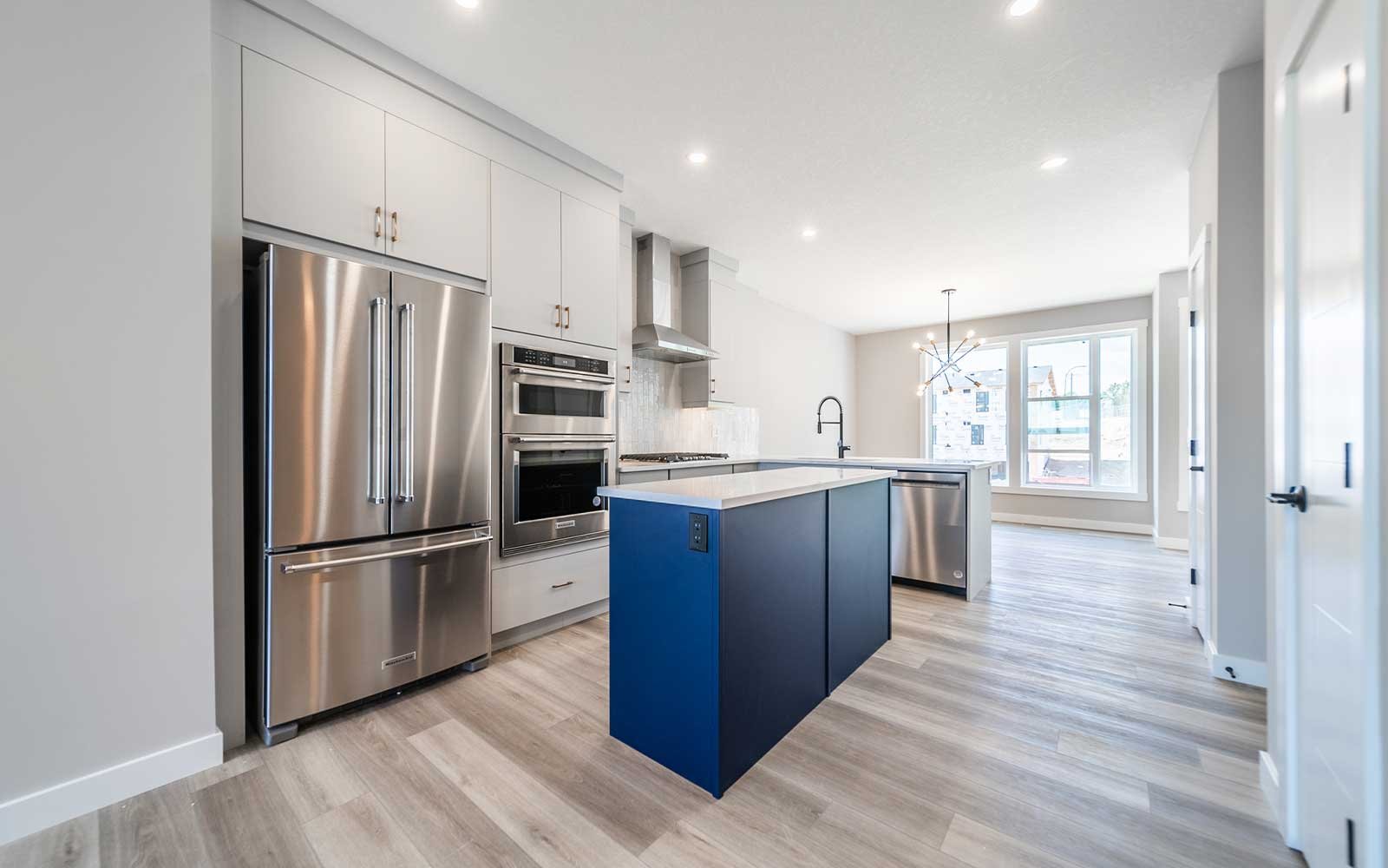 A photo of the kitchen of the Gatineau model in Crown Park by Brookfield Residential