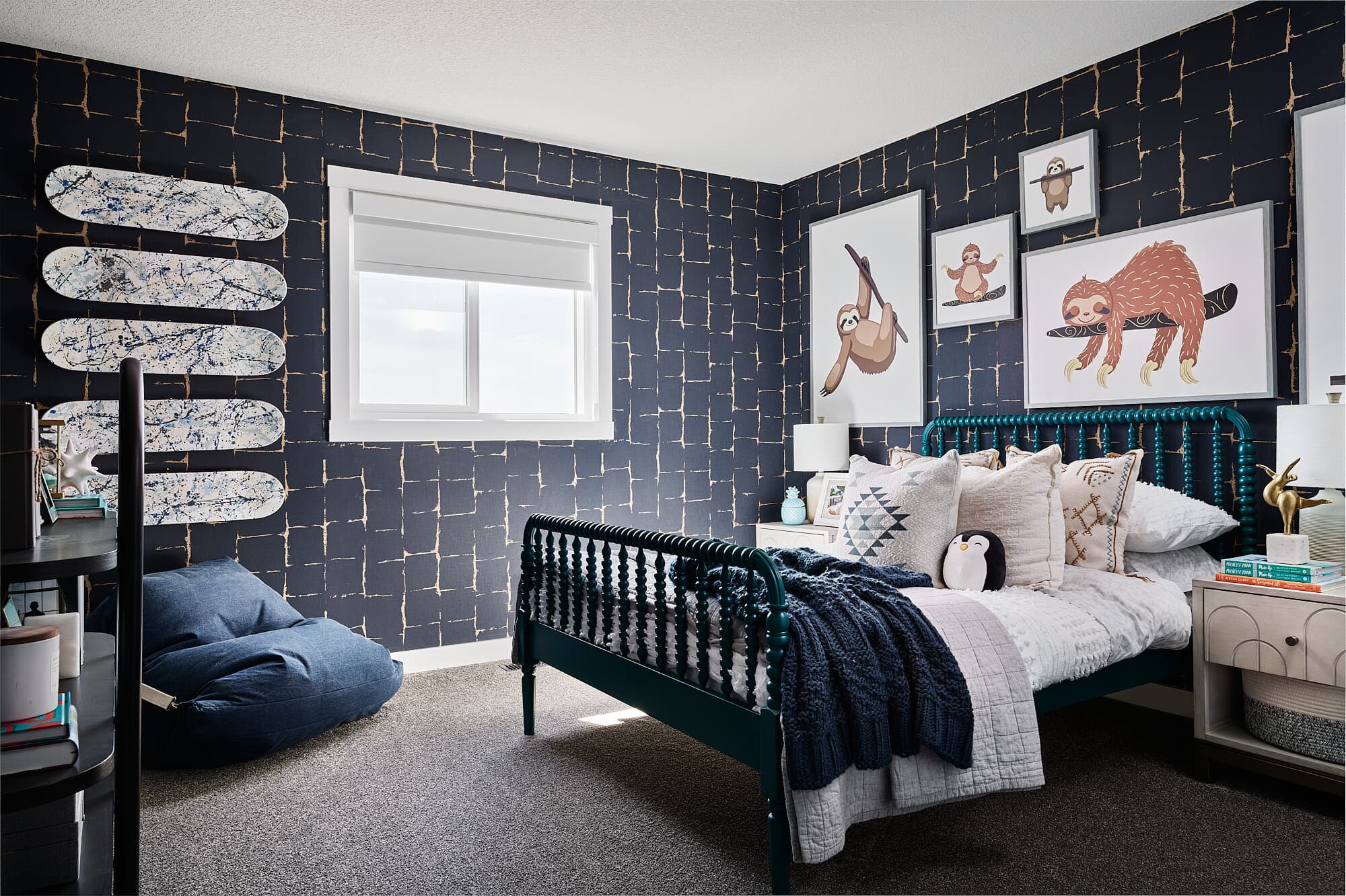 Bedroom in the Purcell 24 model home by Brookfield Residential