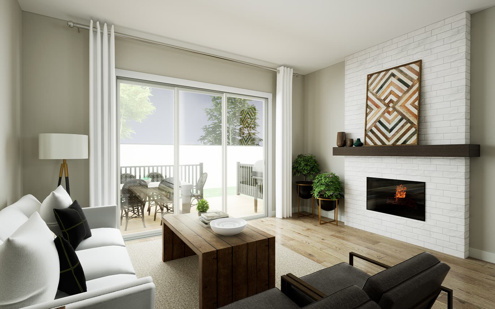 Positano Flythrough Great Room Brookfield Residential Calgary