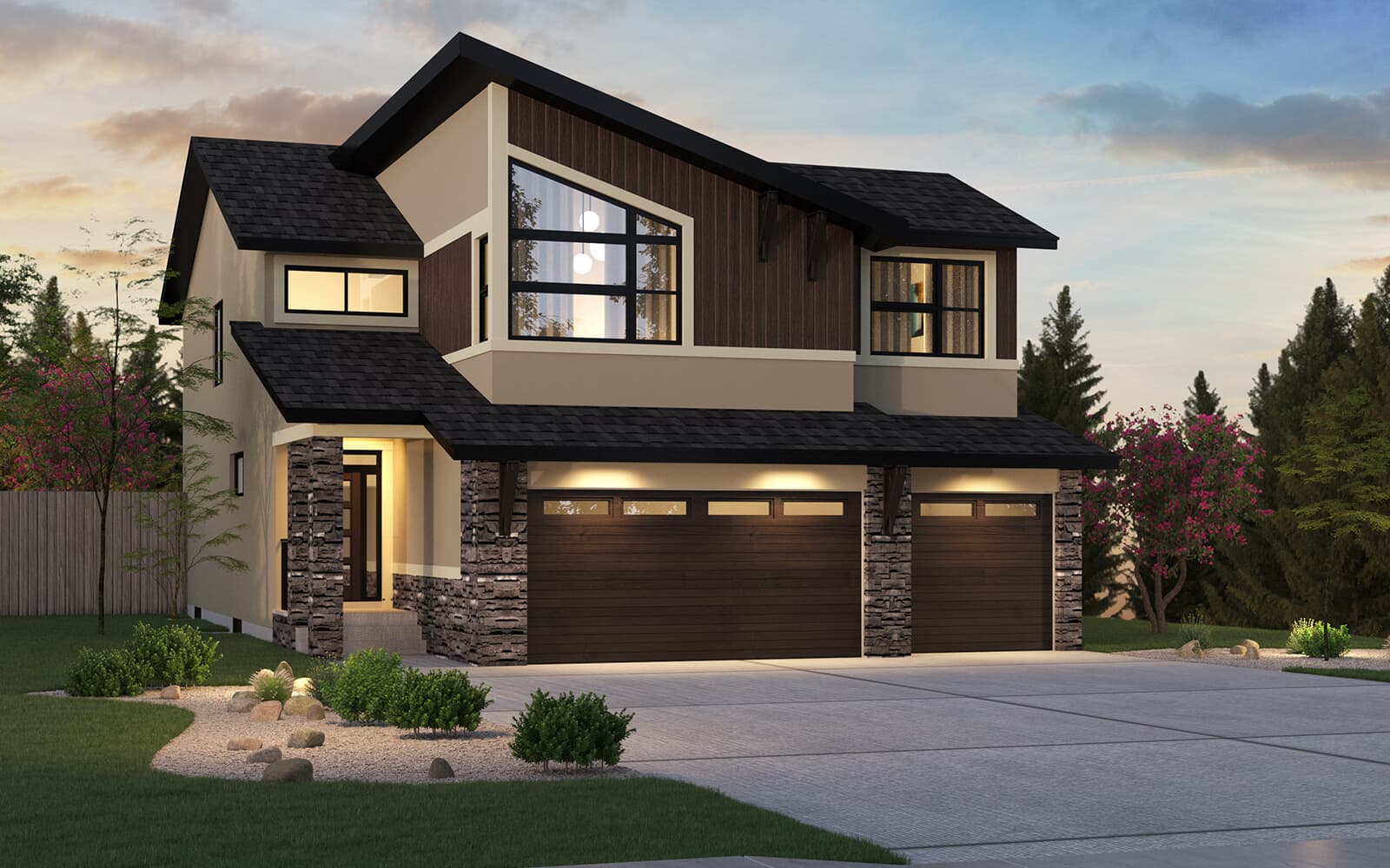 Savona 3 Rustic Contemporary Rockland Park