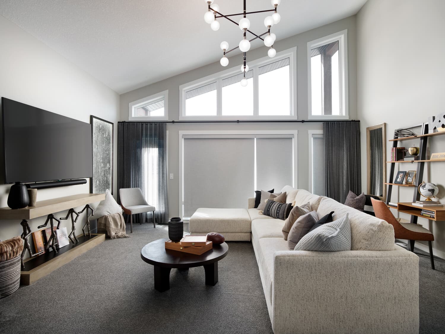 Bonus room of the Hudson 2 showhome in Rockland Park by Brookfield Residential