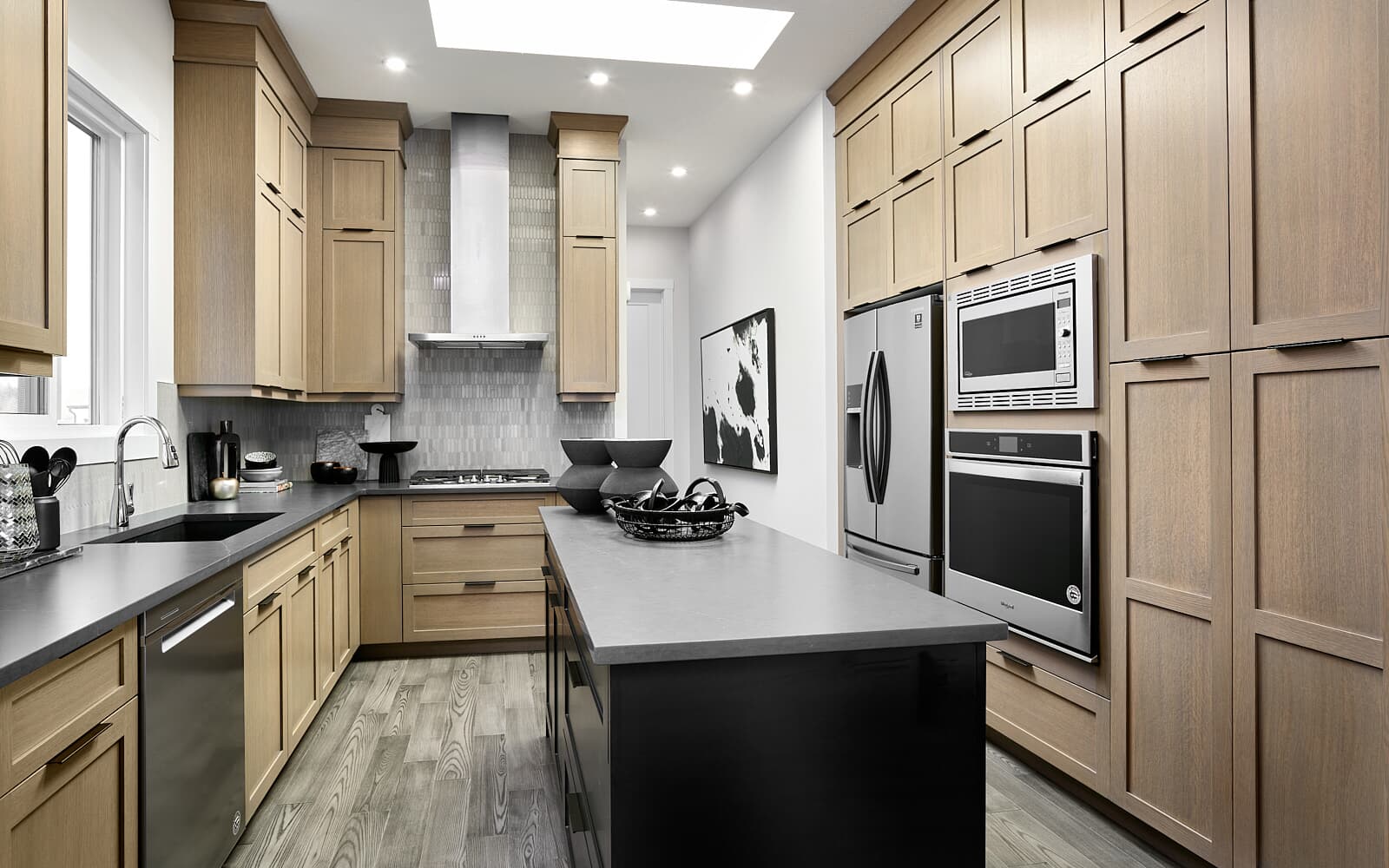 Kitchen of the York showhome in Rockland Park by Brookfield Residential