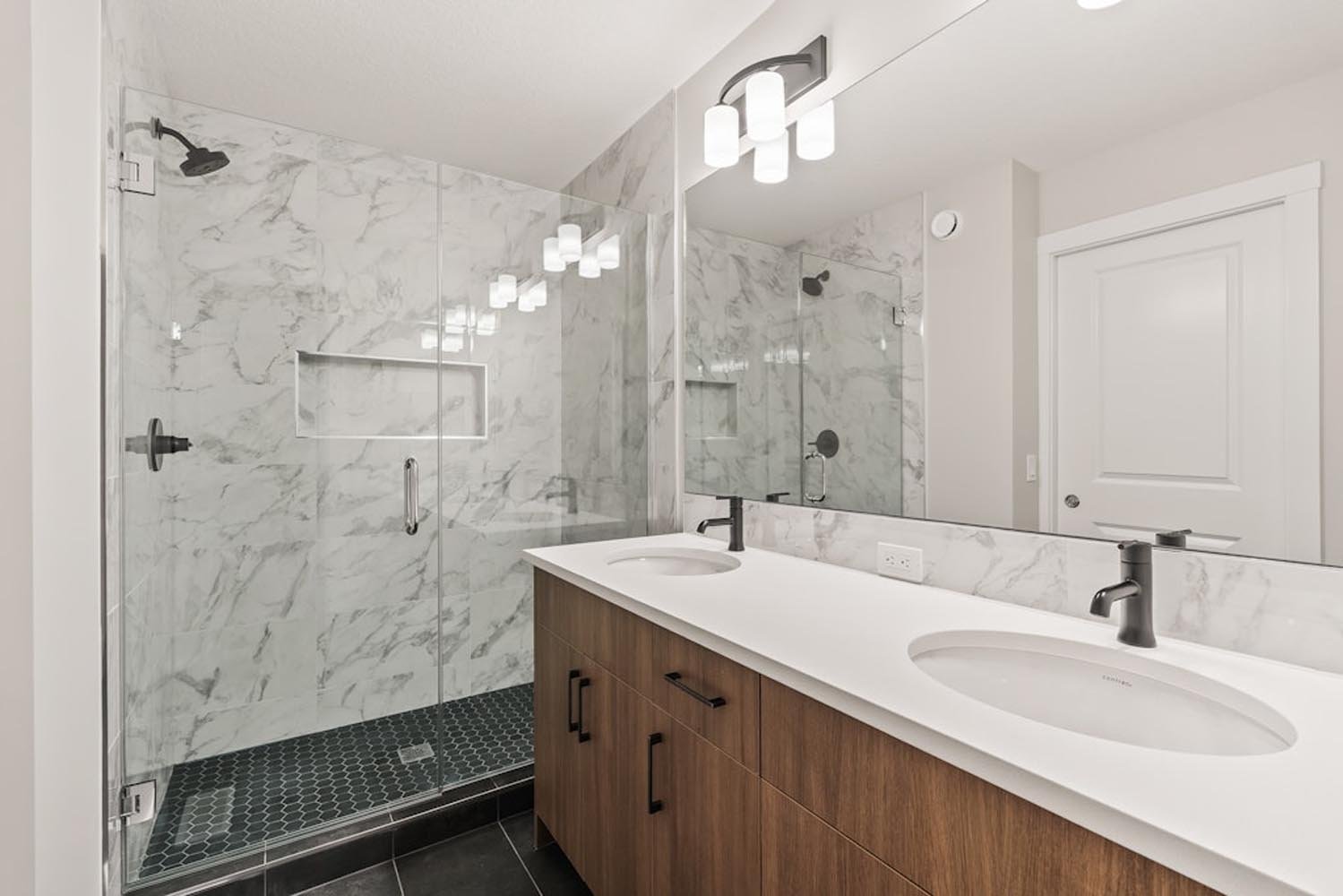 A photo of the duplex quick possession at 129 Setonvista Gate SE in Seton Ridge by Brookfield Residential