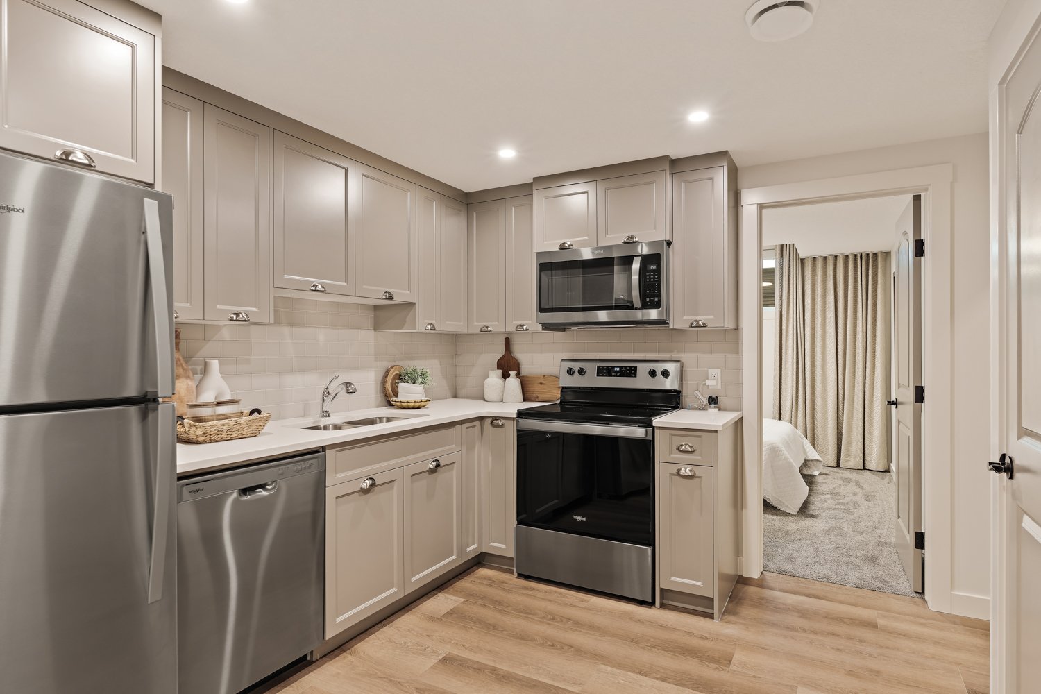 Alder - Basement Suite Kitchen- Calgary - Brookfield Residential