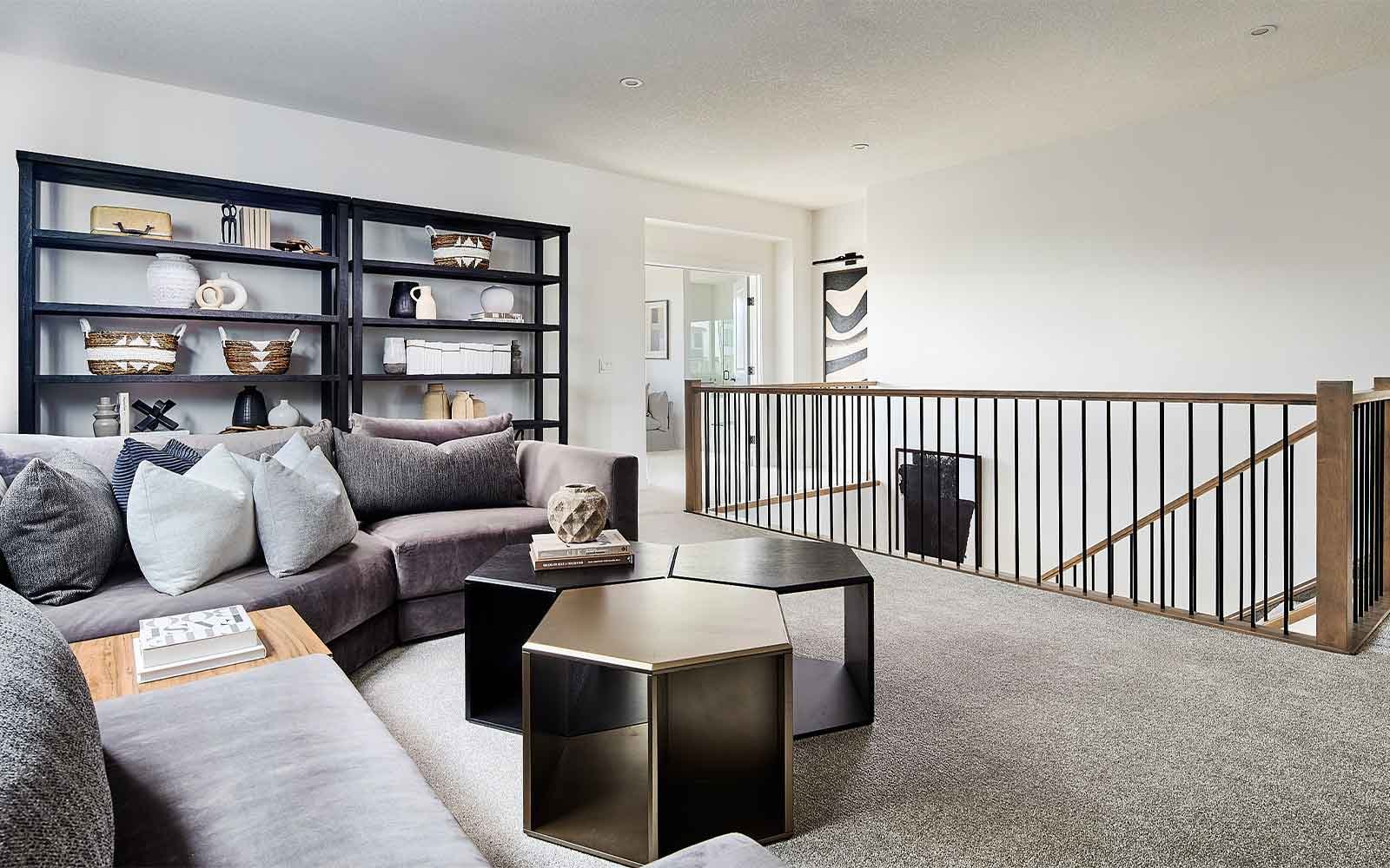 A photo of the bonus room of the Matera 36 estate model home by Brookfield Residential