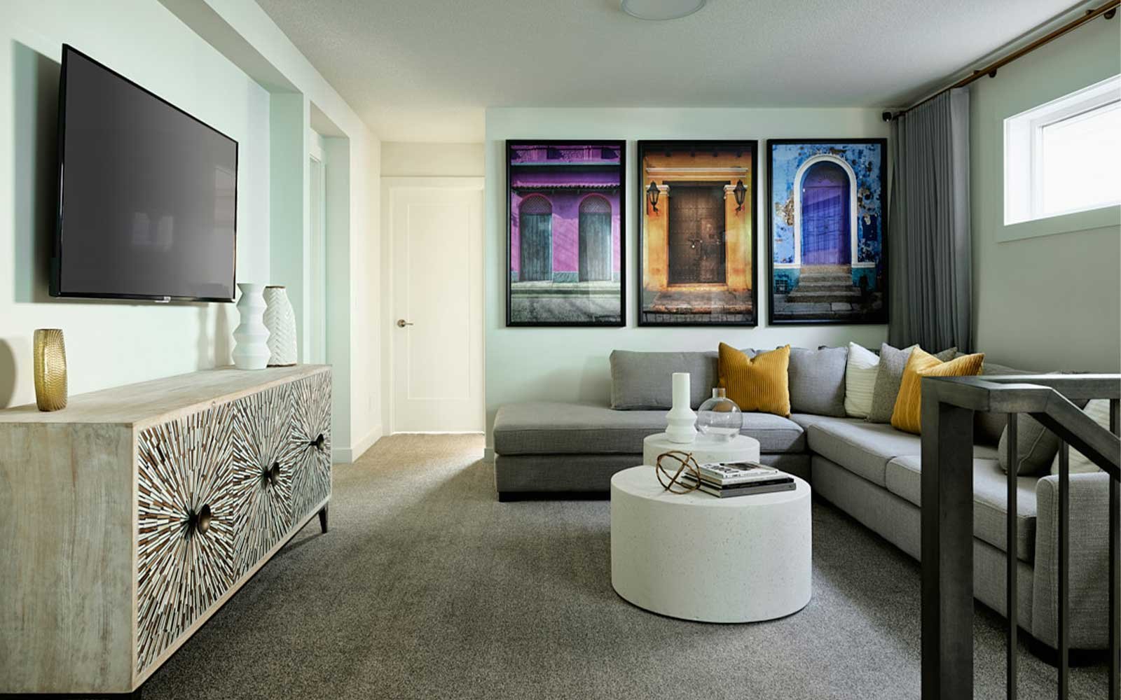 A photo of the bonus room of the Oxford show home by Brookfield Residential