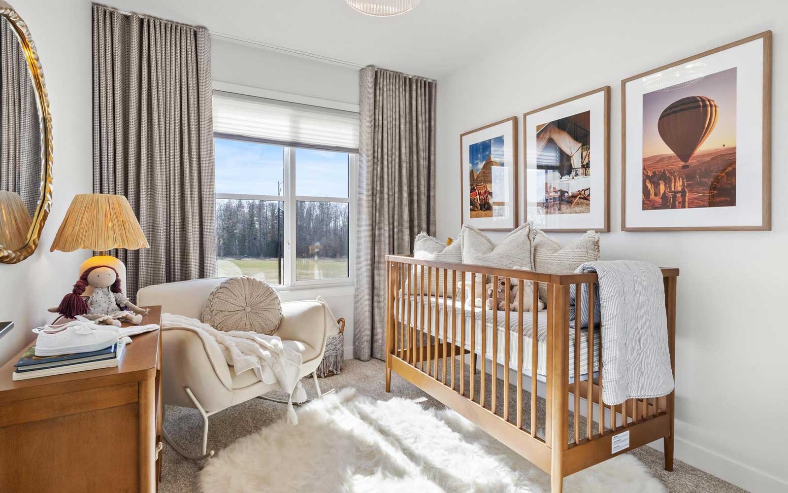 A photo of the secondary bedroom of the Kendal laned model by Brookfield Residential