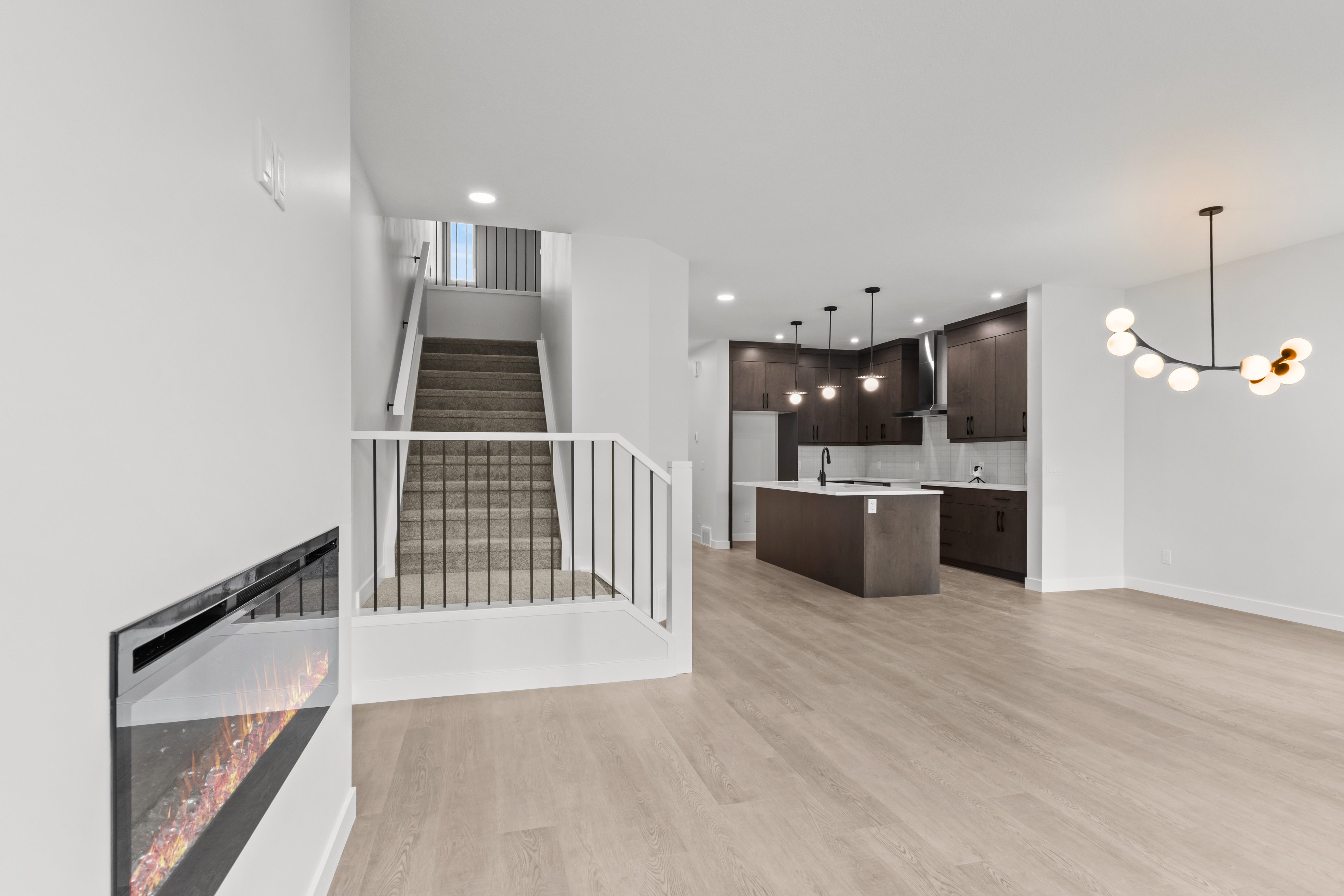 Great room in Edgemont by Brookfield Residential.