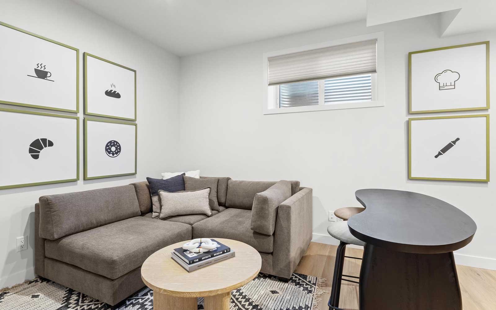 A photo of the basement suite of the Kendal laned model by Brookfield Residential