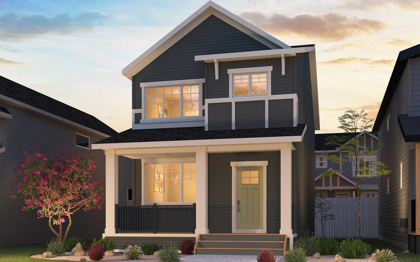 Asher - Heritage Exterior rendering of the Asher Heritage style