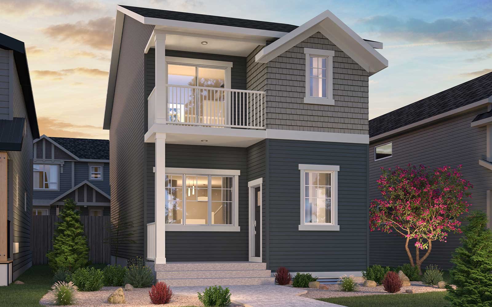 Belvedere - Heritage Exterior rendering of the Belvedere Heritage style