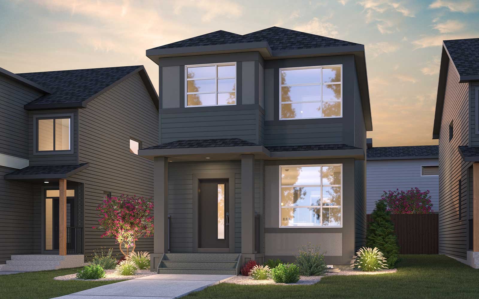 Kendal - Prairie Exterior rendering of the Prairie style Kendal model