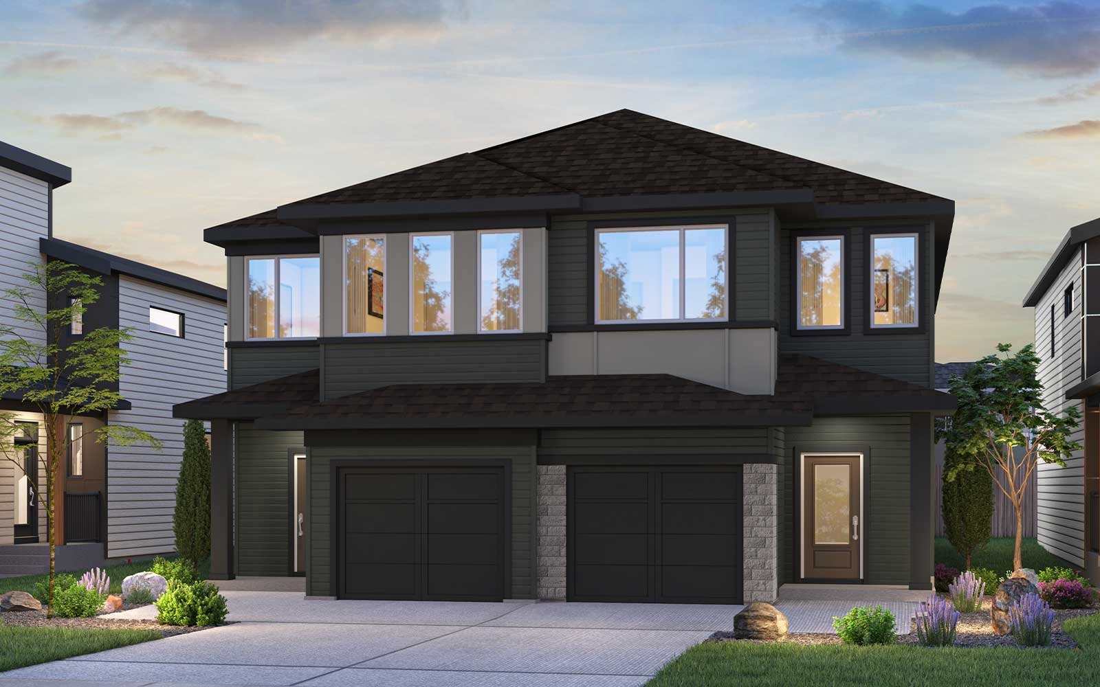 Pembina - Prairie Exterior rendering of the Pembina Prairie style