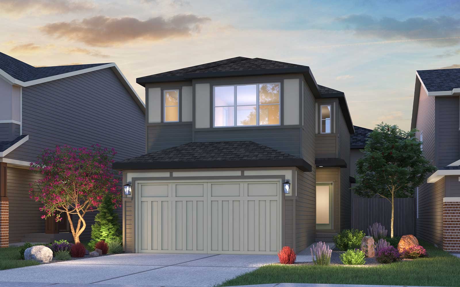 Cypress - Prairie Exterior rendering of the Cypress Prairie style