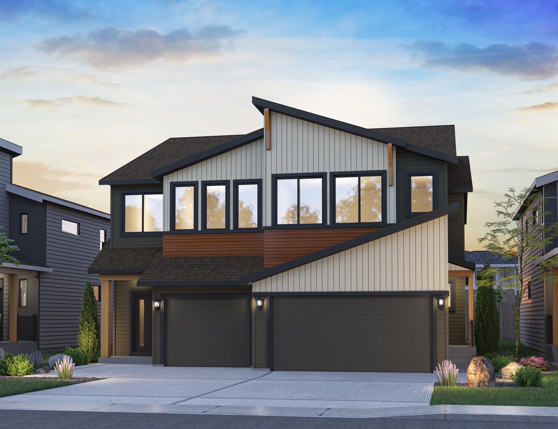 Rendering of Pembina-Mackay duplex