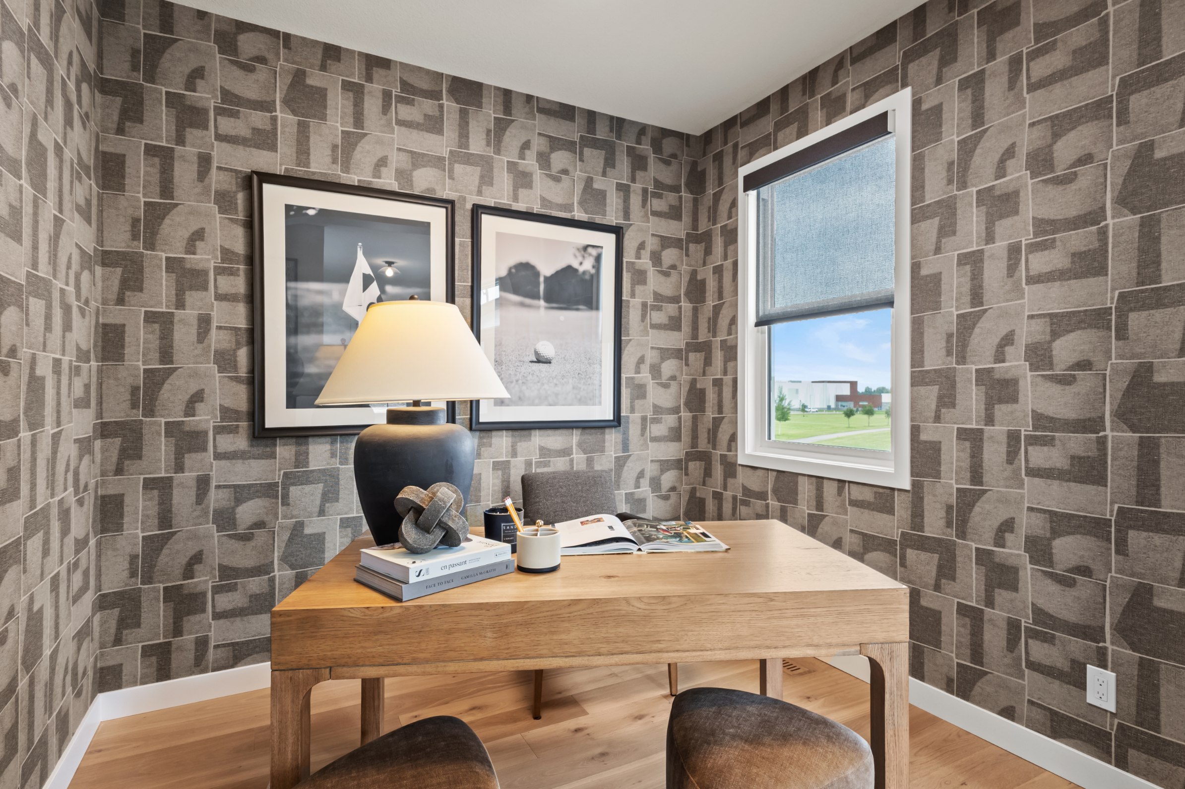 A photo of the office of the Waterton 26 model in Edmonton by Brookfield Residential