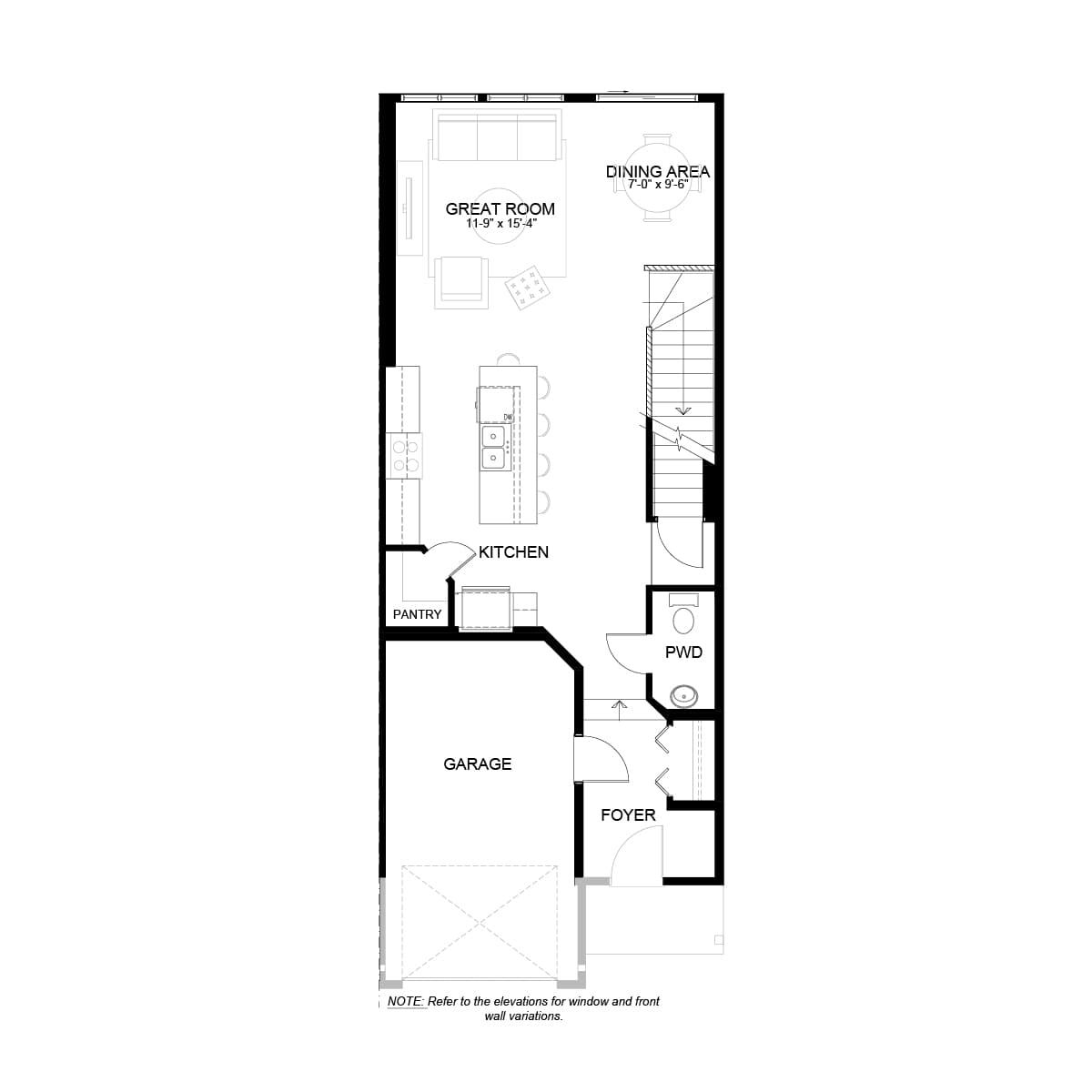 Blacklines for the Pembina home