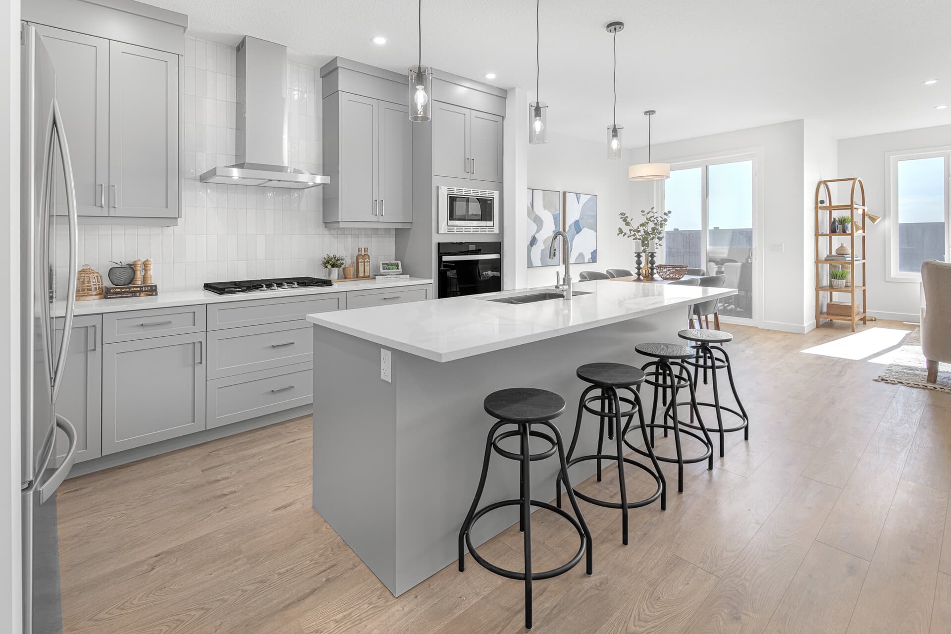 A kitchen in The Cypress in Paisley.