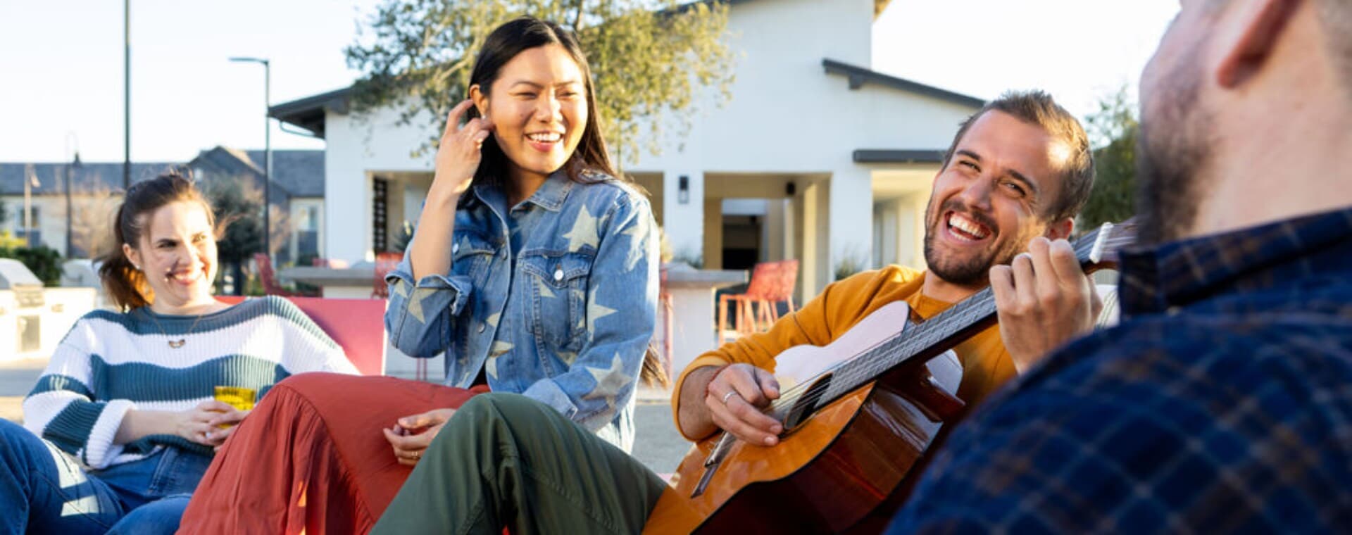 Friends gathering at New Haven in Ontario