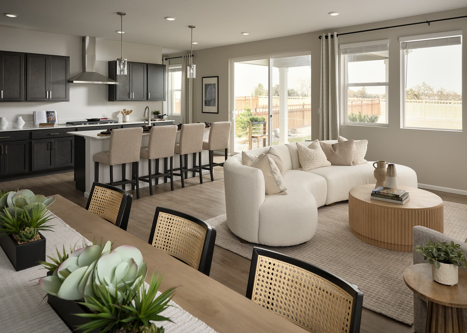 Artisan Three Main Living Area at Brighton Crossings in Brighton, CO