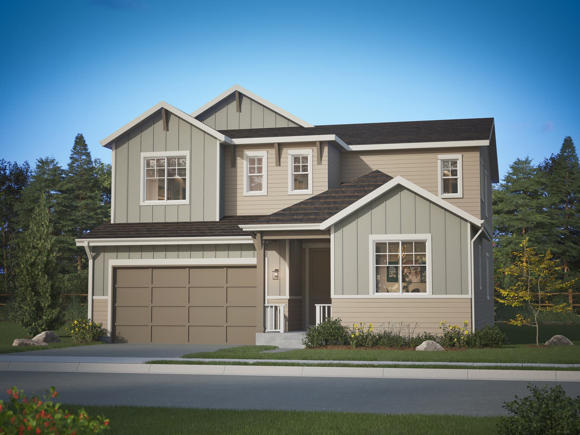 Artisan Three Elevation B at Brighton Crossings in Brighton, CO