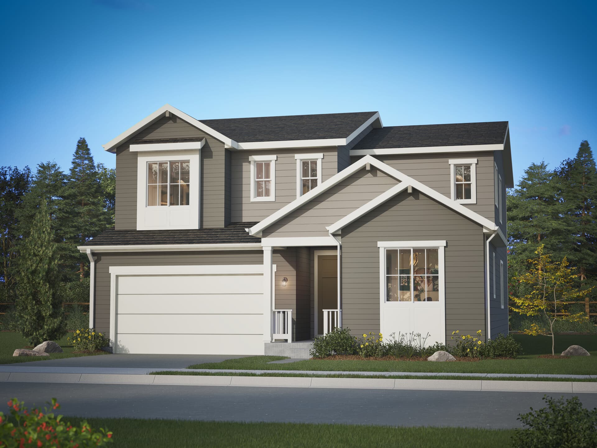 Artisan Three Elevation C at Brighton Crossings in Brighton, CO