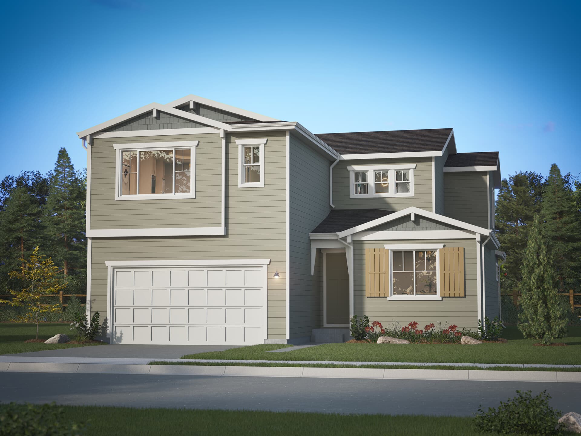 Artisan Four Elevation A at Brighton Crossings in Brighton, CO