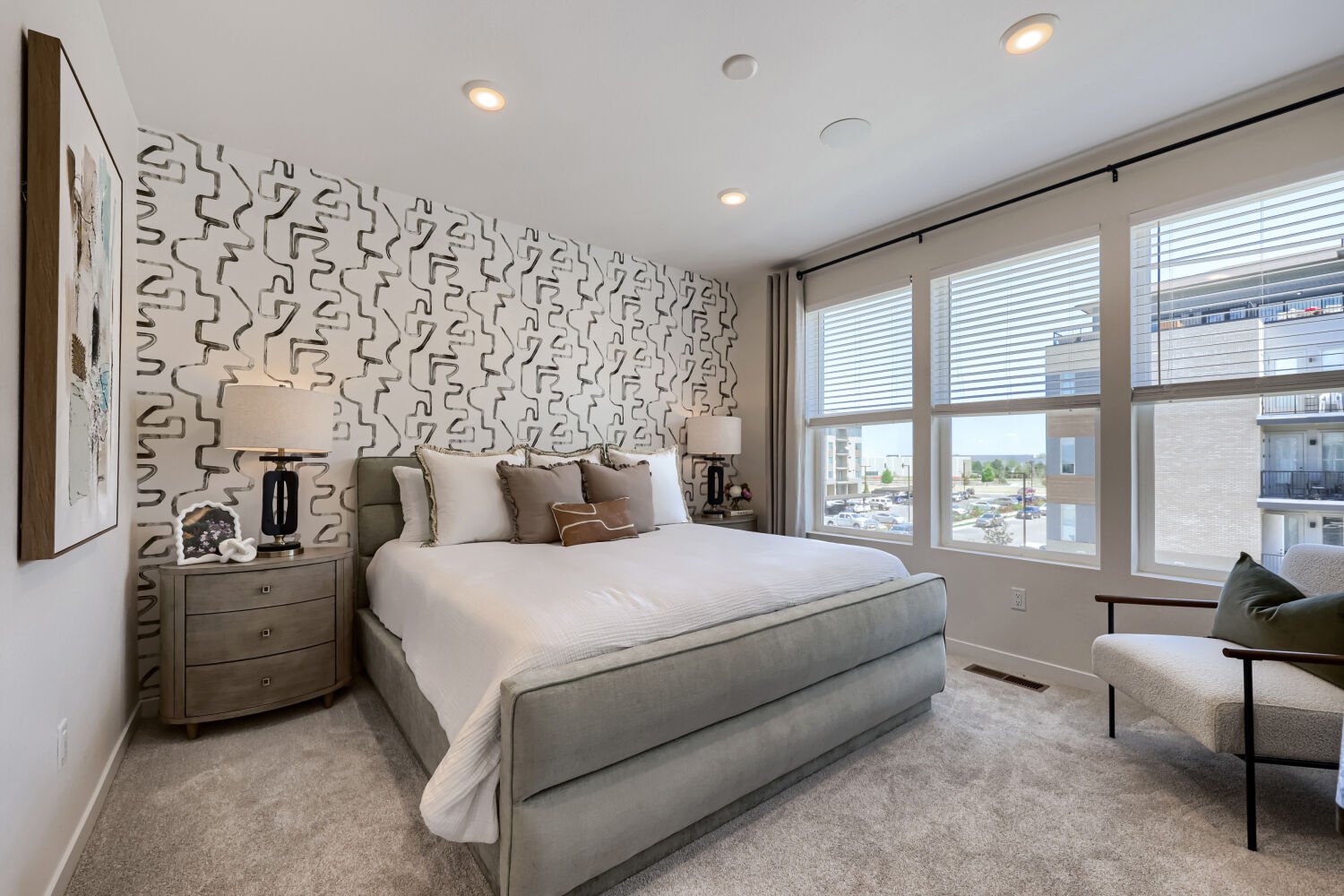 Contour One Primary Bedroom at Central Park in Denver, CO