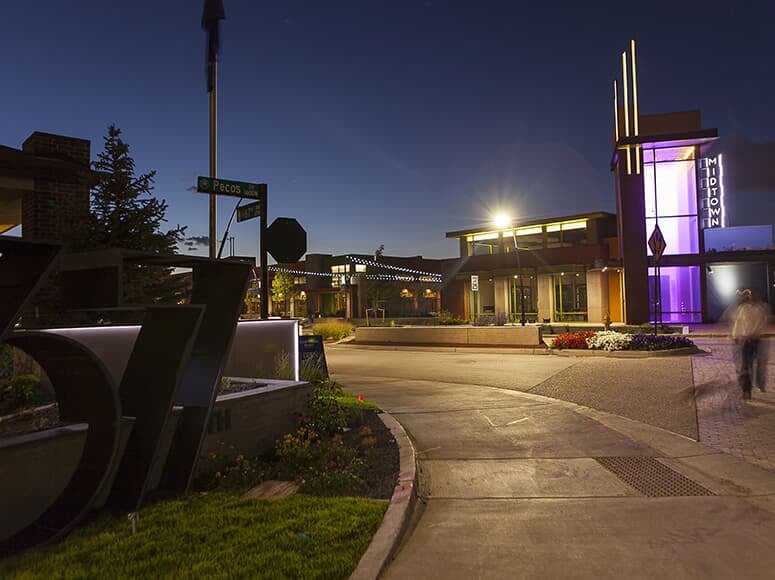Midtown Midtown at dusk in Denver, CO