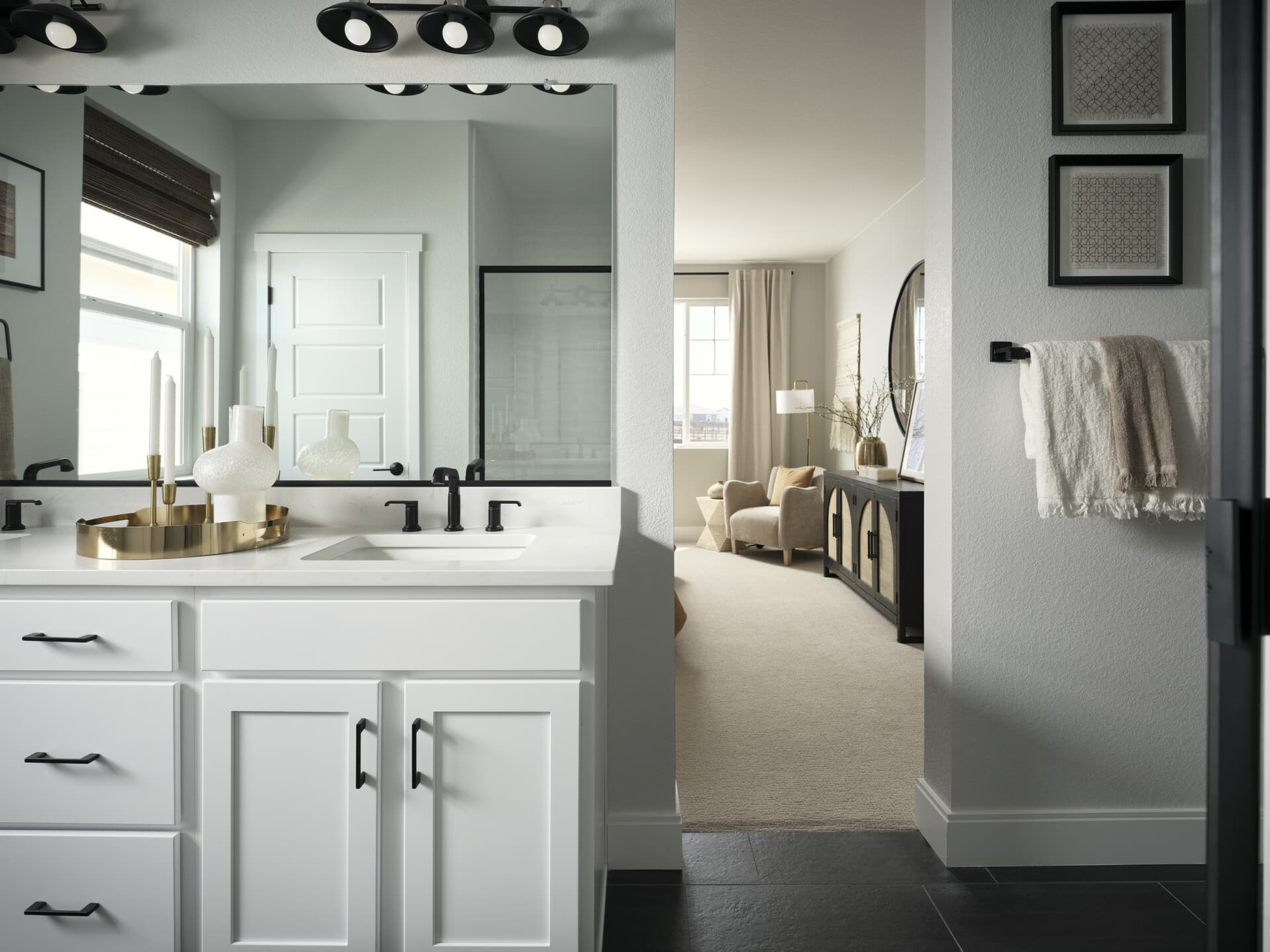 Artisan 1 Primary Bath at Barefoot Lakes in Firestone, CO