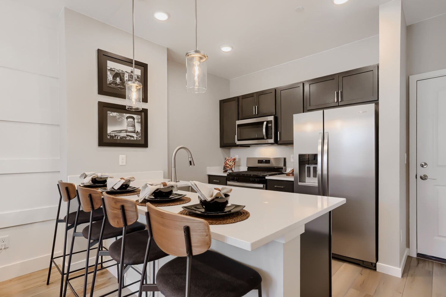 Novella One Kitchen at Barefoot Village in Firestone, CO Novella One Kitchen at Barefoot Village in Firestone, CO