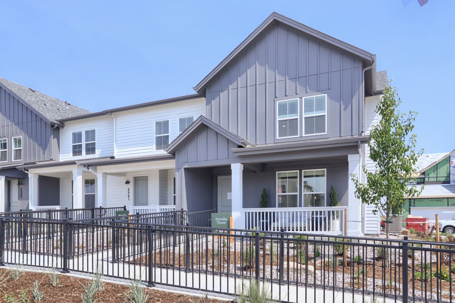 Novella Three Exterior at Barefoot Village in Firestone, CO Novella Three Exterior at Barefoot Village in Firestone, CO