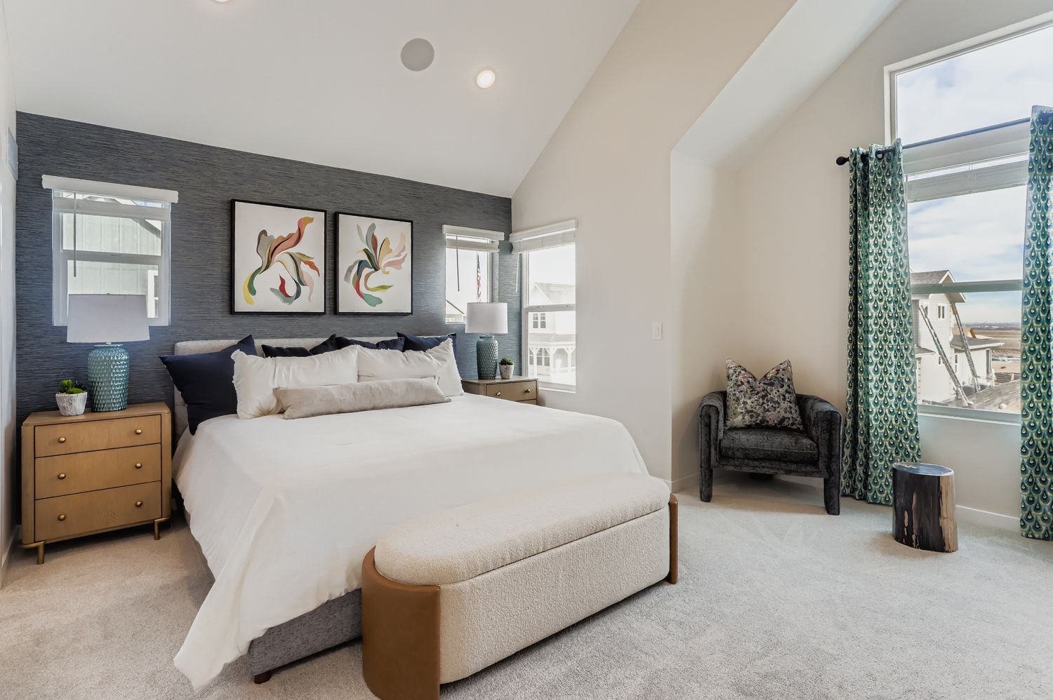 Tealight Seven Primary Bedroom at Barefoot Village in Firestone, CO