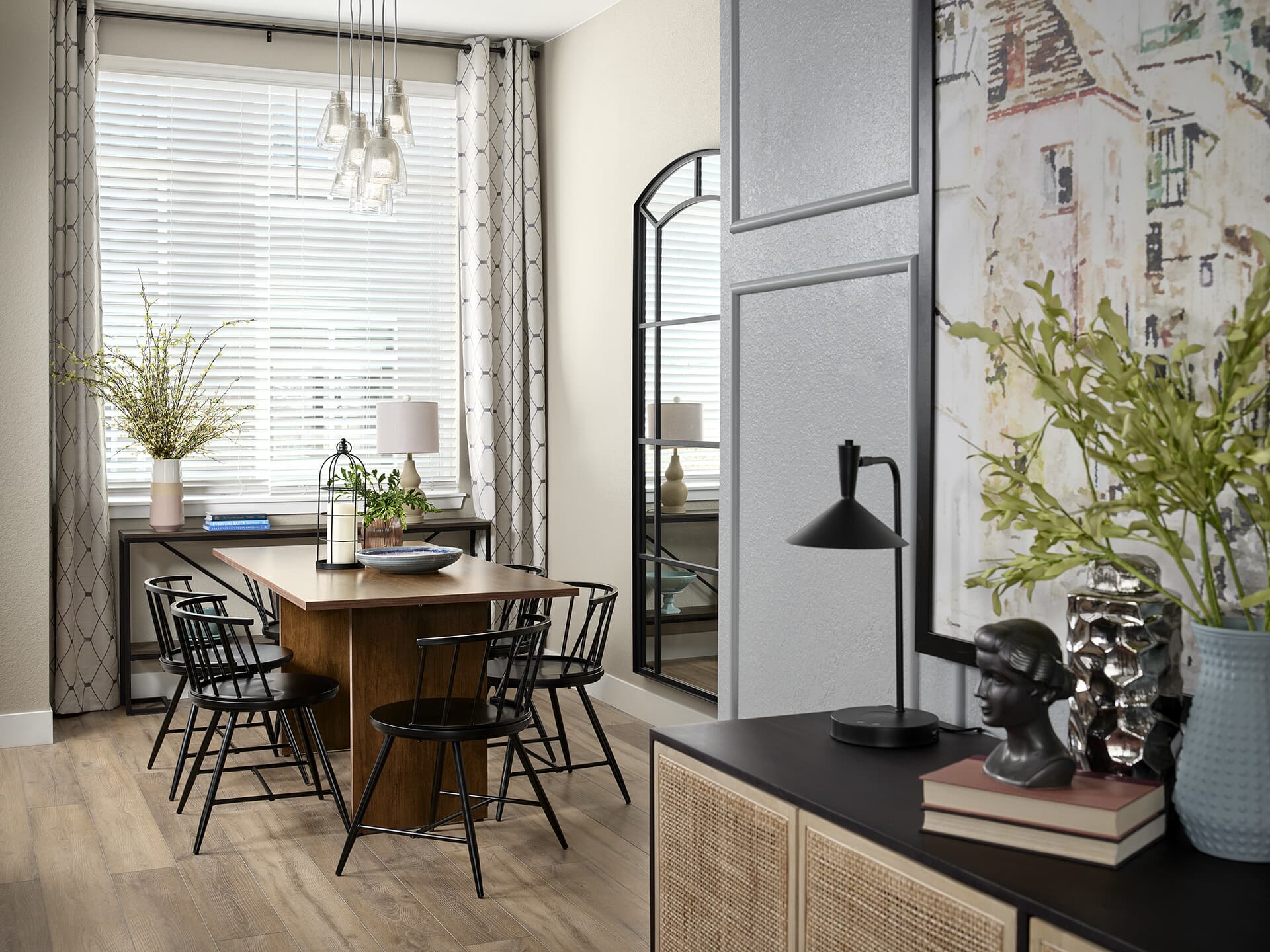 Dining room townhome