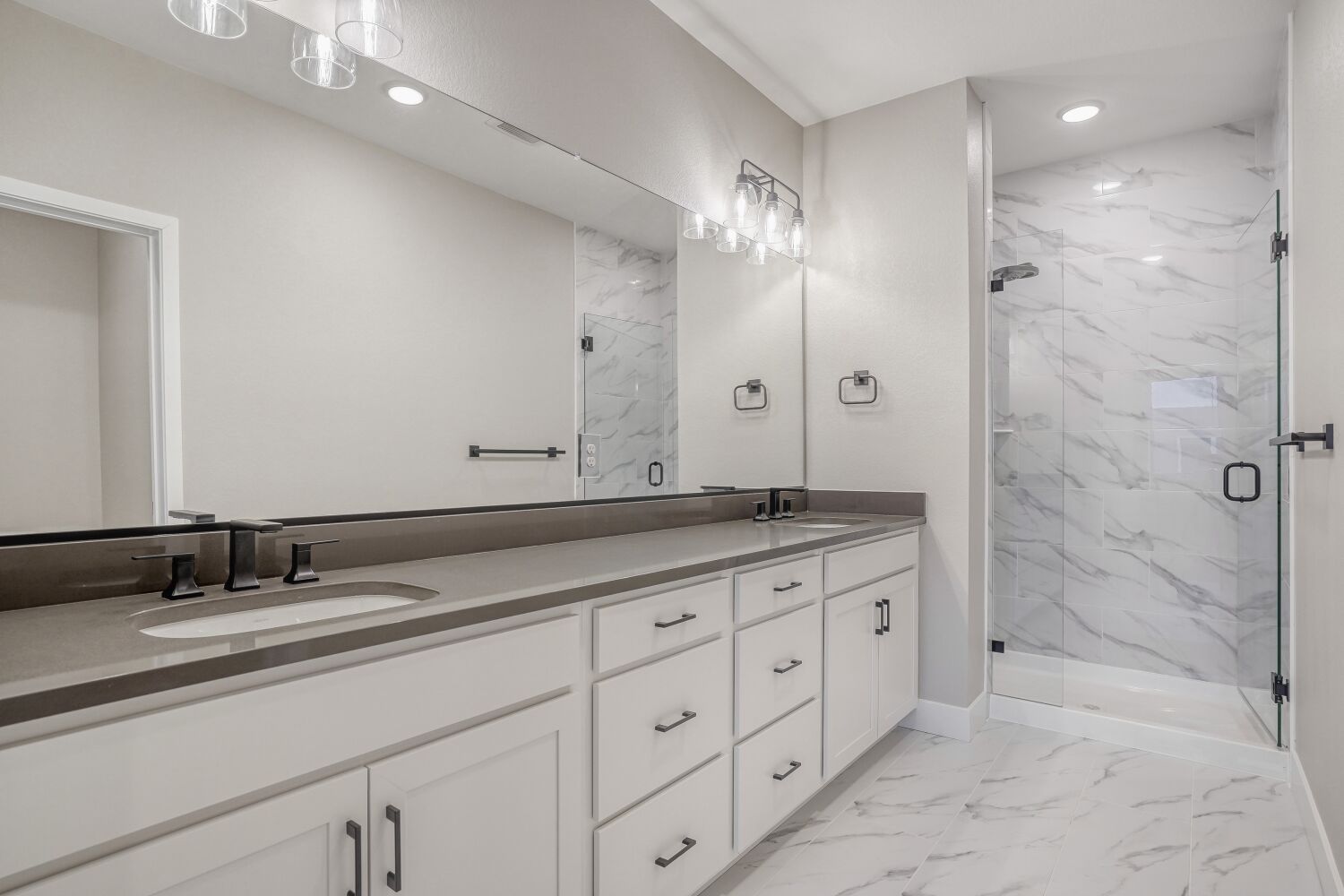 Primary Bath at Solterra in Lakewood, CO