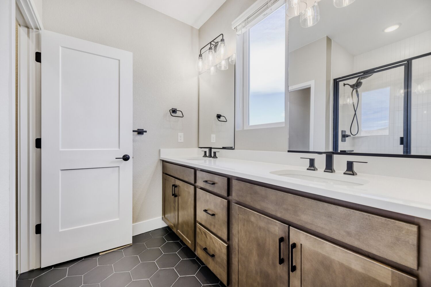 Primary Bath at Solterra in Lakewood, CO Primary Bath at Solterra in Lakewood, CO