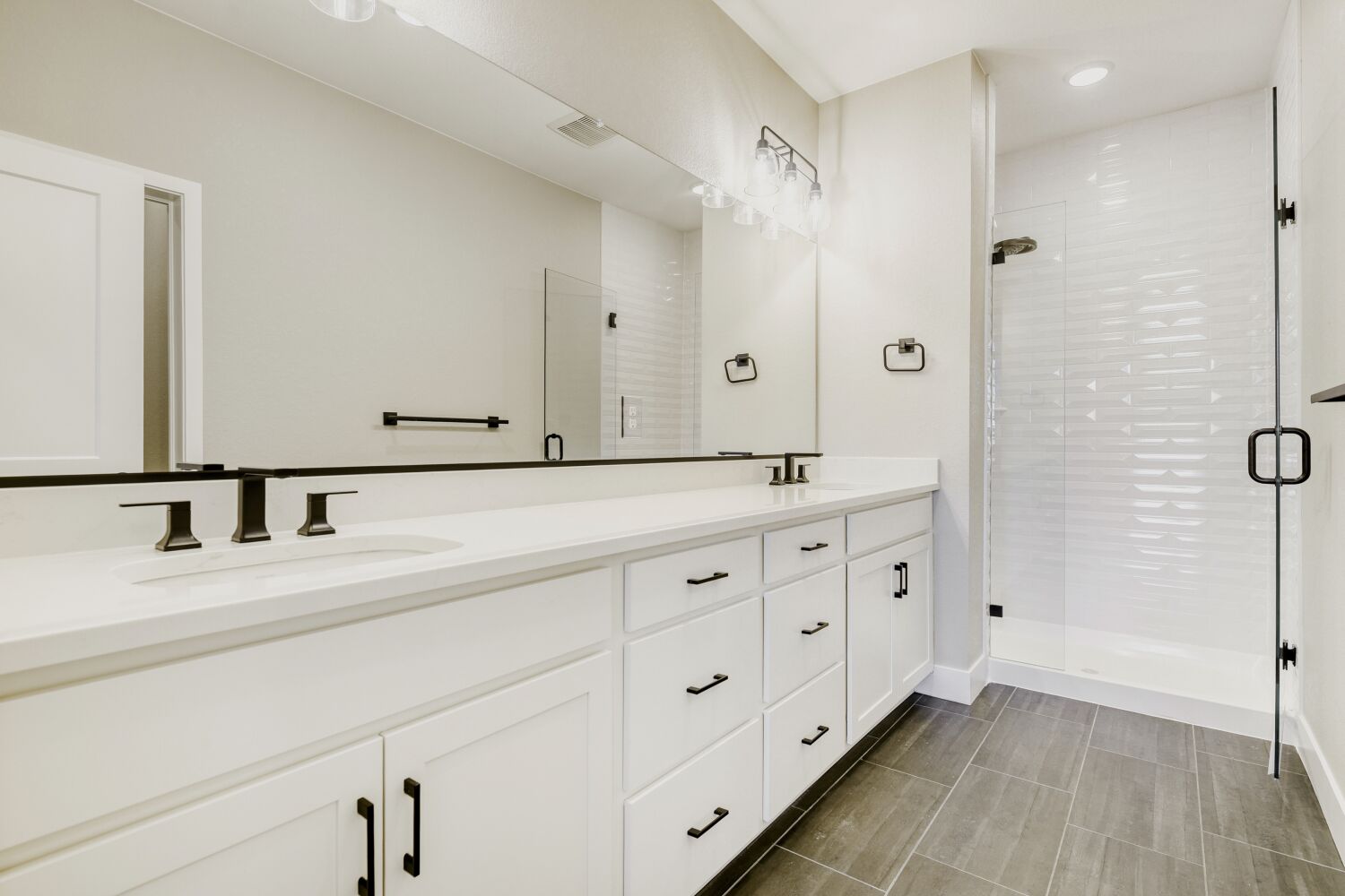 Primary Bath at Solterra in Lakewood, CO