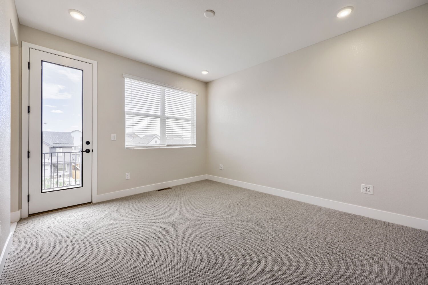 Apex Four Primary Bedroom and Deck at Uplands in Westminster, CO