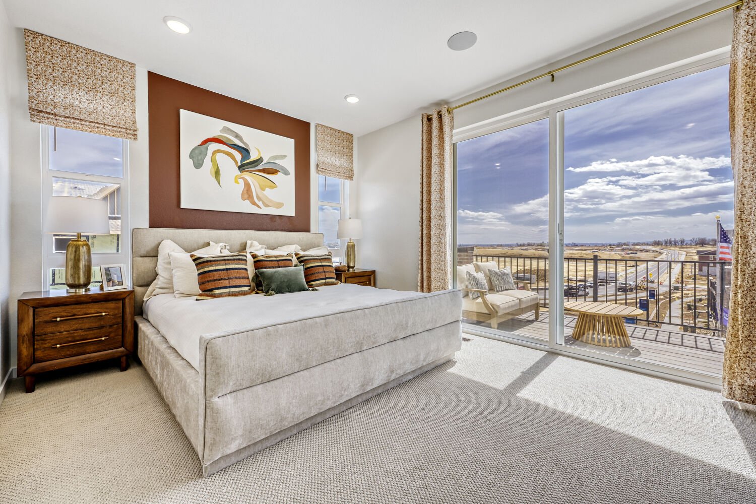 Contour Two Primary Bedroom at Uplands in Westminster, CO