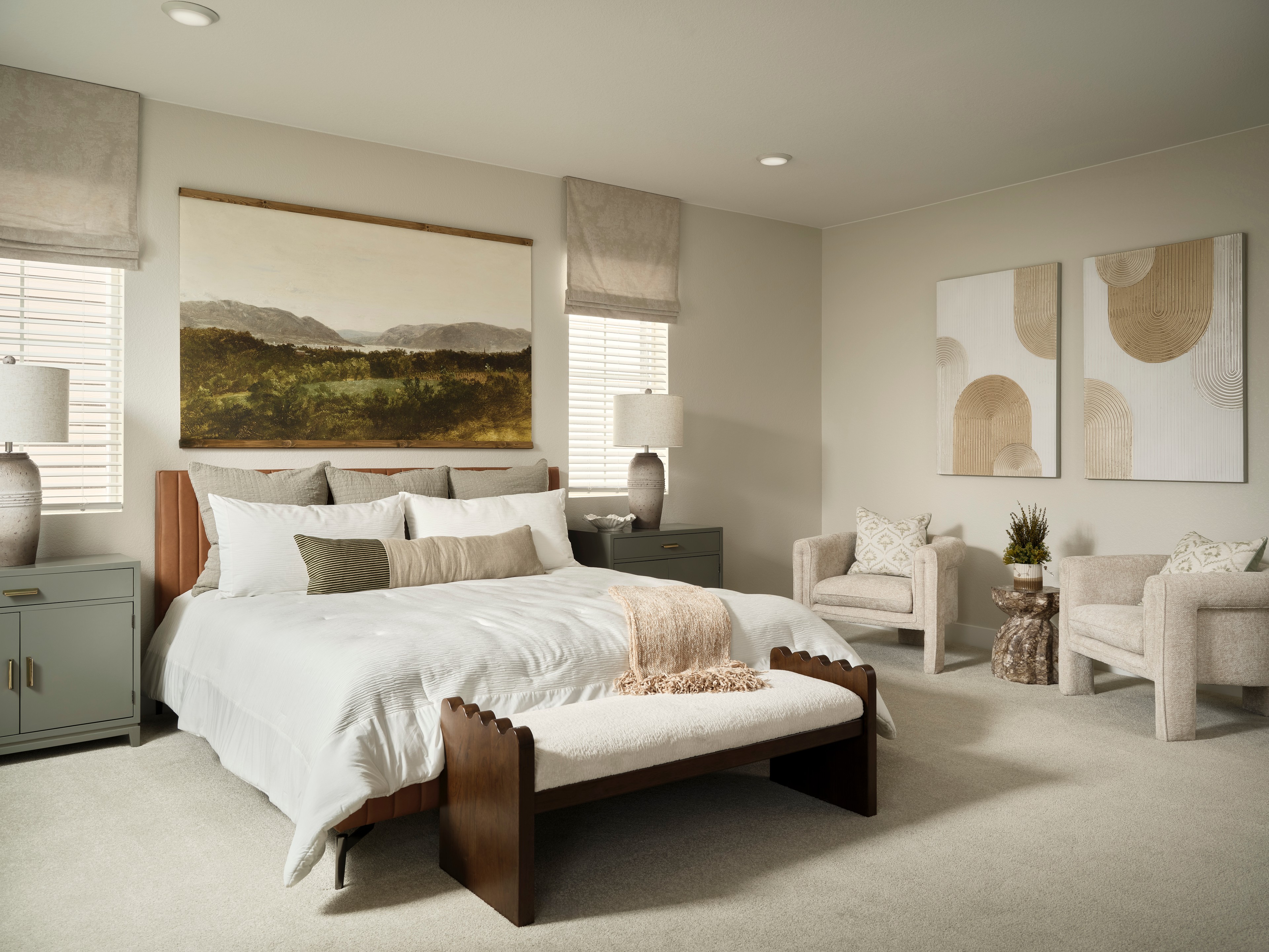 Spark Two Primary Bedroom at Uplands in Westminster, CO Spark Two Primary Bedroom at Uplands in Westminster, CO