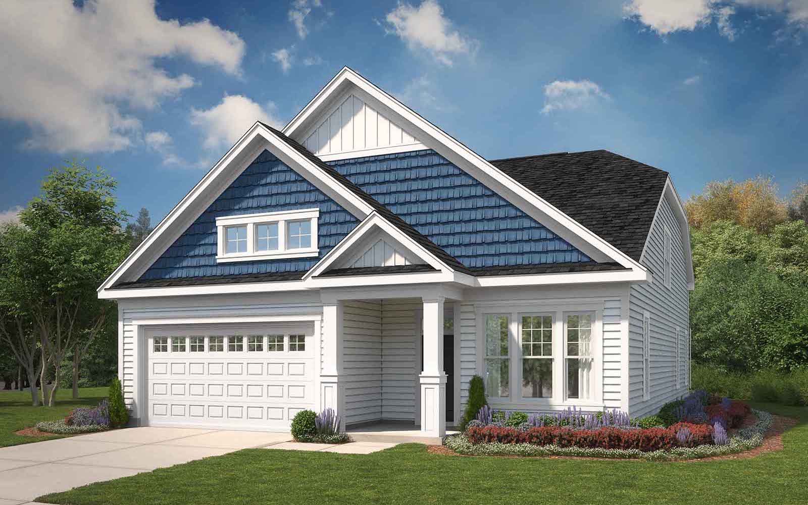 Elevation 3 of the Chagall a home design offered at Heritage Shores in Bridgeville DE 