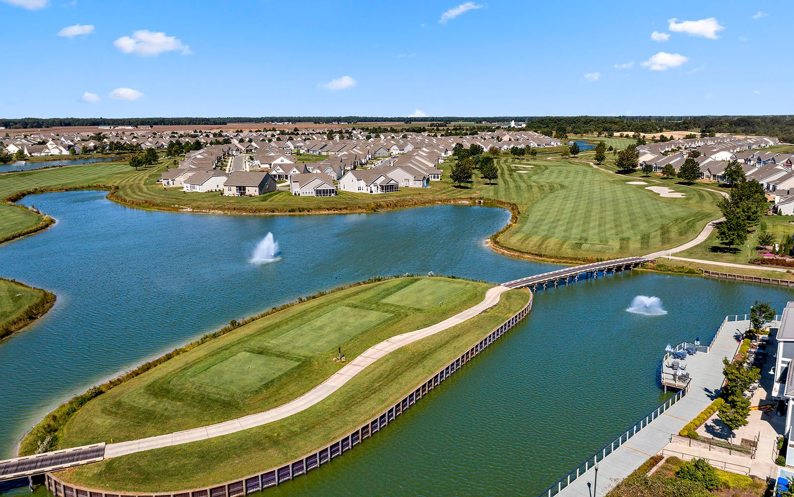 Tennis and Pickleball Courts at Heritage Shores in Bridgeville, DE.