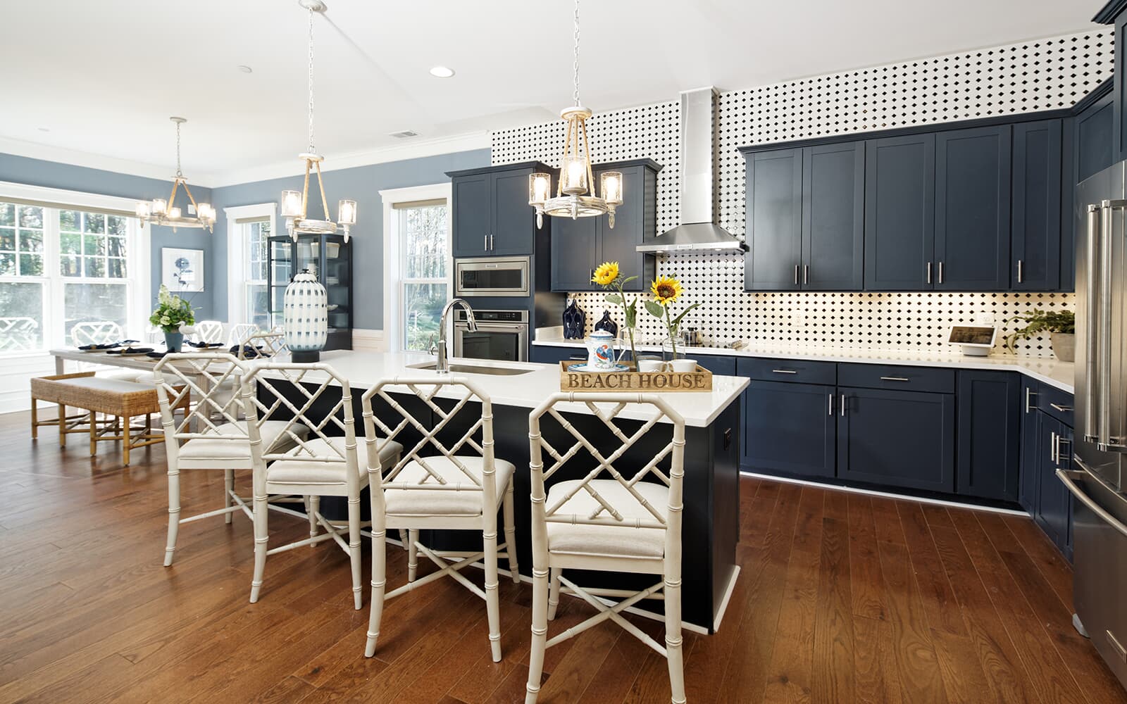 The spacious kitchen in the Monet by Brookfield Residential