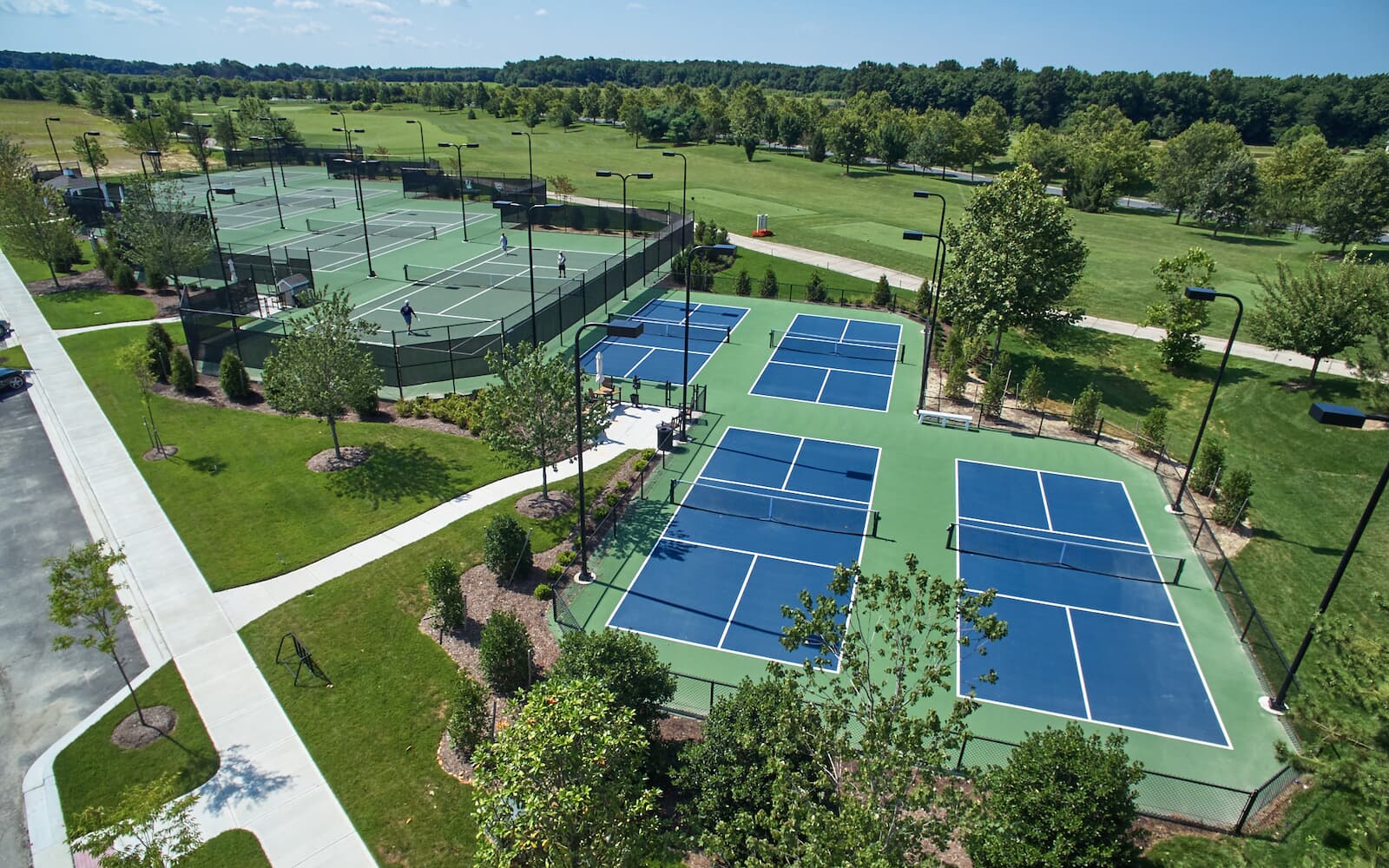 Tennis and Pickleball Courts at Heritage Shores in Bridgeville DE 
