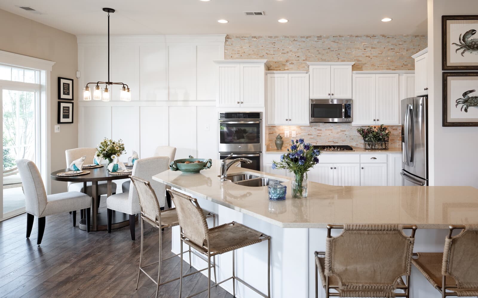 Pearson kitchen at Heritage Shores an active adult community in Bridgeville DE 