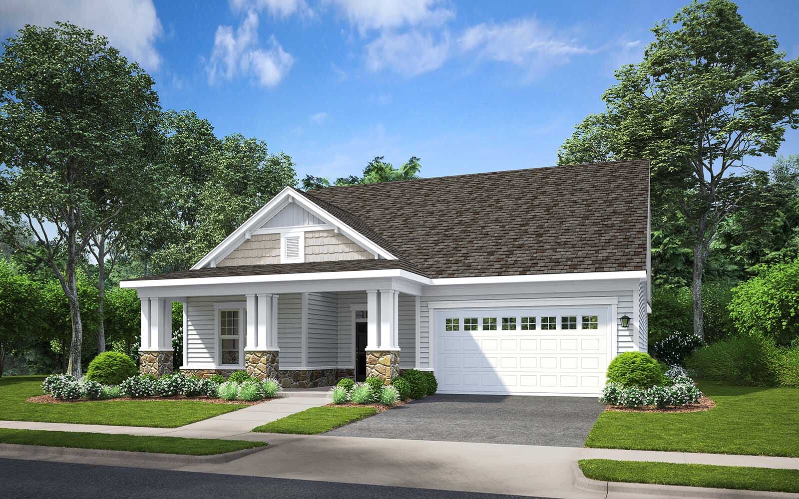 Elevation 2 Elevation 2 of the Quincy II a home design offered at Heritage Shores in Bridgeville DE by Brookfield Residential