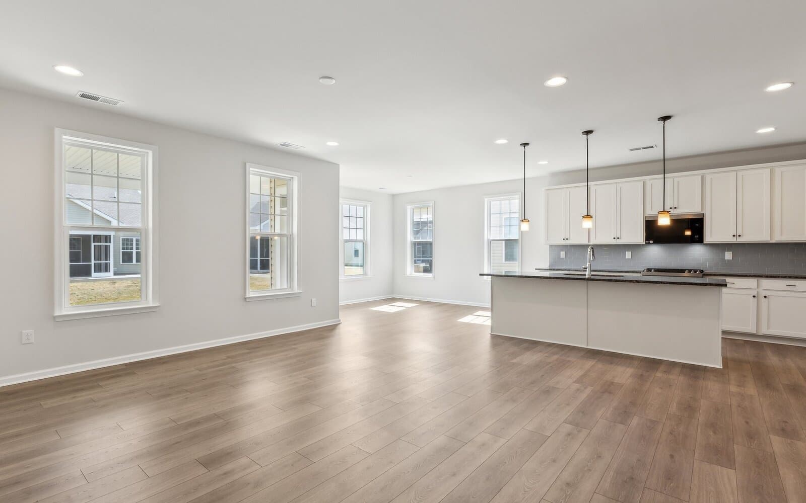 The main level of the Monet on homesite 983 at Heritage Shores by Brookfield Residential.