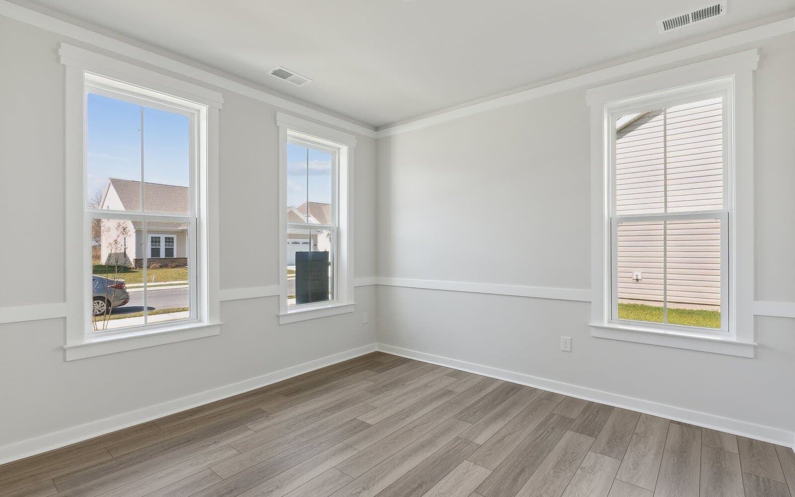 The dining room of the Picasso on homesite 986 at Heritage Shores by Brookfield Residential.