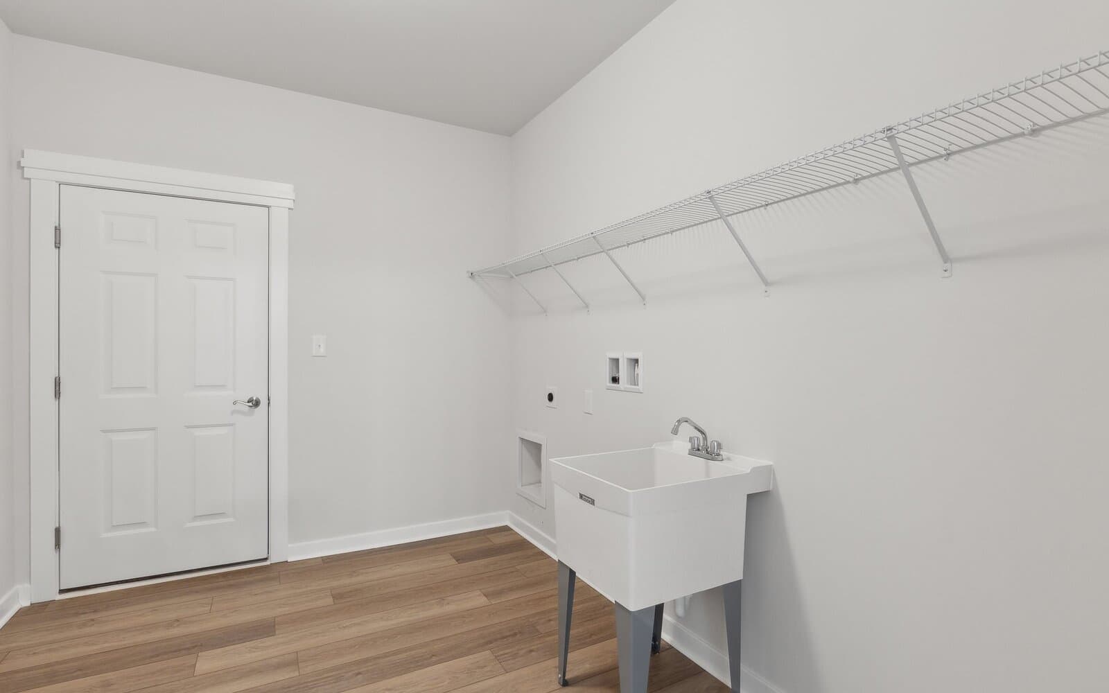 The laundry of the Picasso on homesite 986 at Heritage Shores by Brookfield Residential.