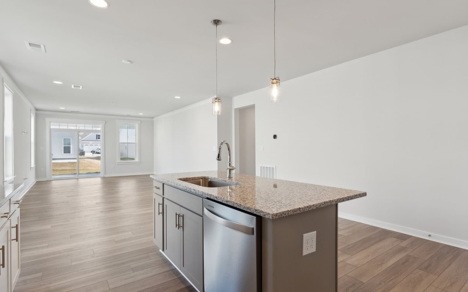 The main level of the Picasso on homesite 986 at Heritage Shores by Brookfield Residential.